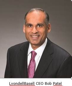 LyondellBasell CEO polyolefins 