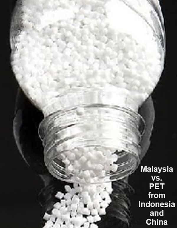 Malaysia has launched anti-dumping investigations on polyethylene terephthalate (PET) imports from China and Indonesia, according to the trade ministry